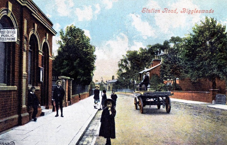 Station Road 1910 with the Post Office